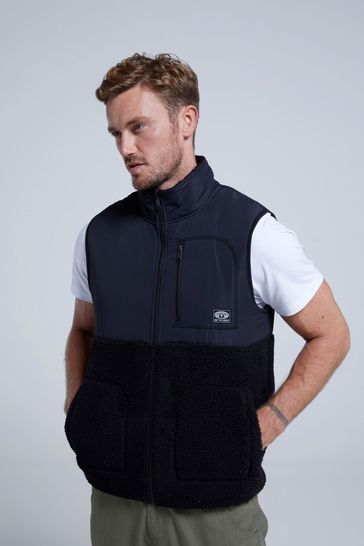 Animal Mens Hennie Recycled Black Gilet