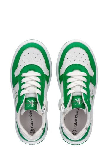Buy Calvin Klein Jeans Boys Green Lace Up Trainers from Next Australia