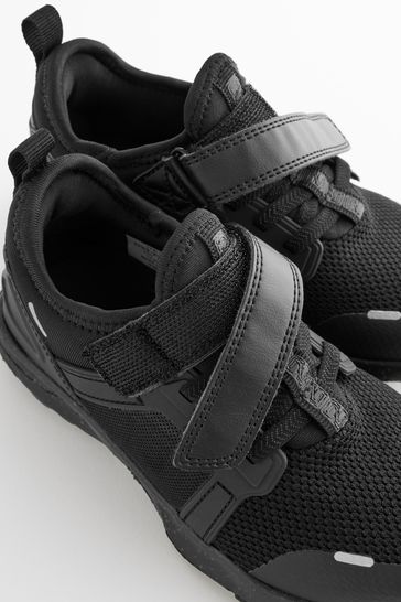 Black sports trainers on sale