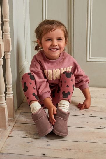 Fleece lined suede boots on sale