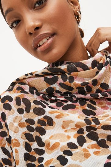 Ted baker leopard 2025 scarf