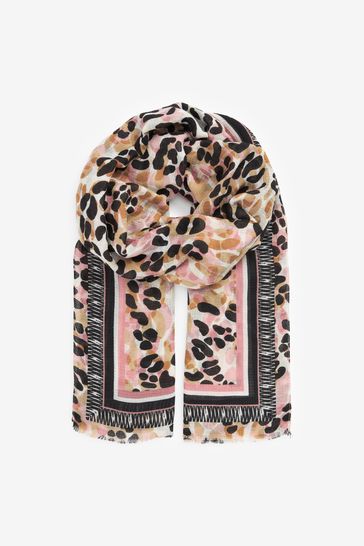 Animal print scarf next online