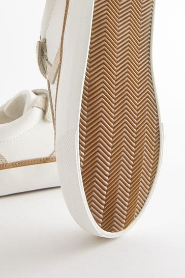 Buy White Standard Fit F Elastic Lace Touch Fastening Chevron