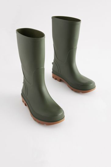 Khaki Green Wellies