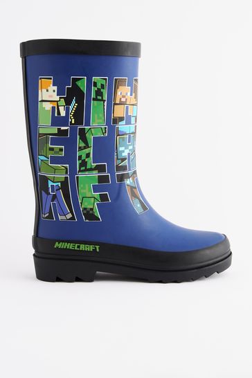 Blue Miecraft Rubber Wellies