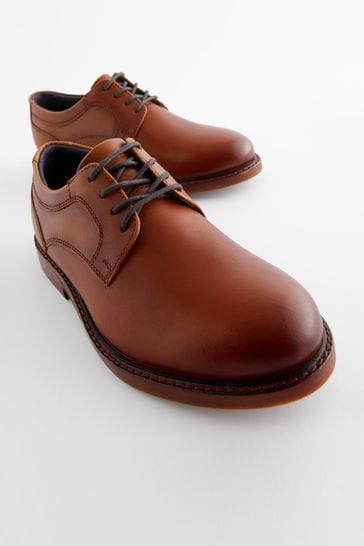 Tan Brown Leather Shoes