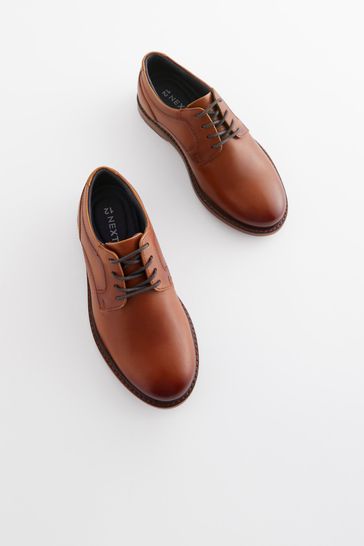 Leather shoes tan colour top