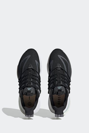 Buy adidas Black Alpha Boost V1 Trainers from Next Luxembourg
