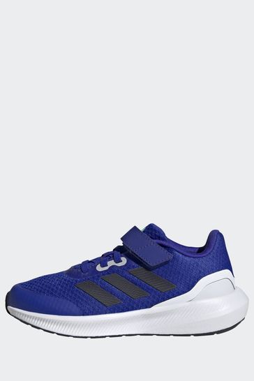 Buy adidas Blue Sportswear Trainers Runfalcon Elastic USA 3.0 from Strap Top Next Lace