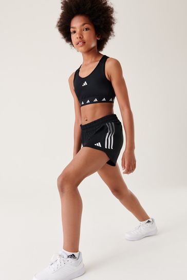  adidas Women's Training Techfit Bra, Black/3 Stripe
