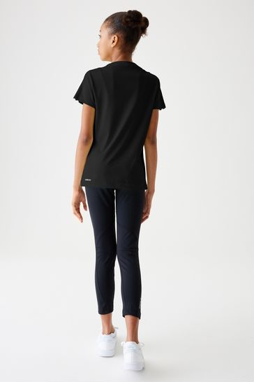 Buy adidas Black from Next Aeroready Train Sportswear USA Training 3-Stripes T-Shirt Slim-Fit Essentials