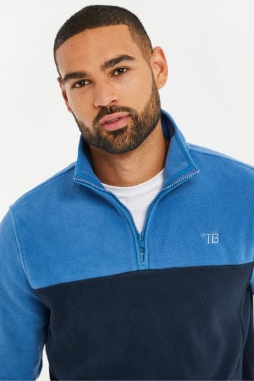 Quarter zip fleece jumper outlet