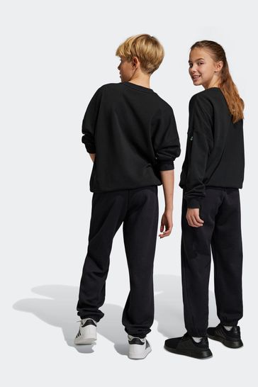 Grey and hotsell black adidas joggers