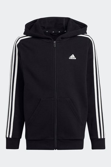 Girls adidas zip best sale up