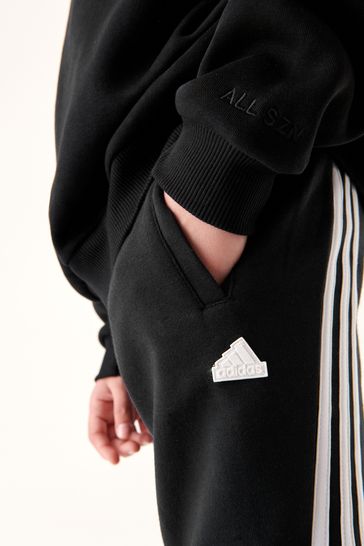 Adidas long shop length joggers