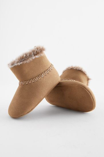 Tan baby boots online