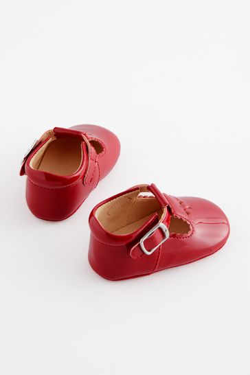 Red 2025 baby slippers