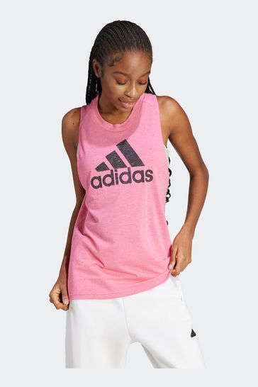 adidas Pink Sportswear Future Icons Winners 3.0 Tank Top