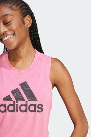 Adidas pink clearance tank top