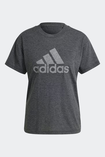 Buy adidas Black Sportswear Future Icons Winners 3.0 T Shirt from