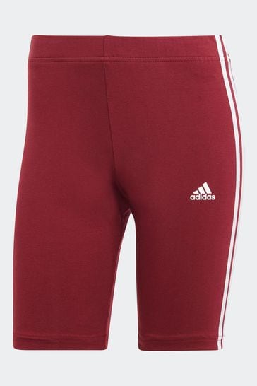 3 stripe shorts women's red hotsell