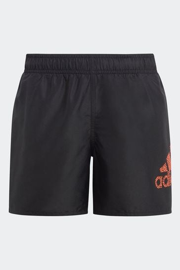 adidas Black Performance Logo Clx Swim Shorts