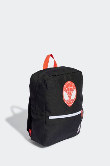 adidas Black Kids Marvel Spider Man Backpack