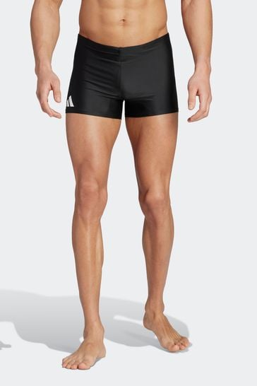 adidas Black Solid Swim Boxers