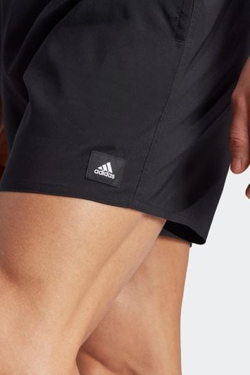 Buy adidas Dark Black Solid CLX Short Length Swim Shorts from Next Bahrain