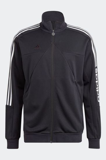 Black shop track top