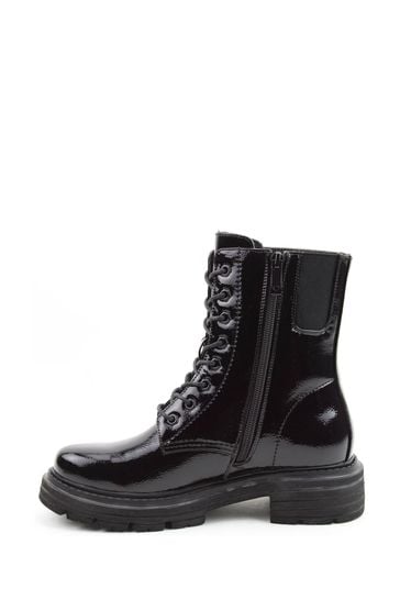 Heavenly Feet Ladies Vegan Friendly Mid Black Boots
