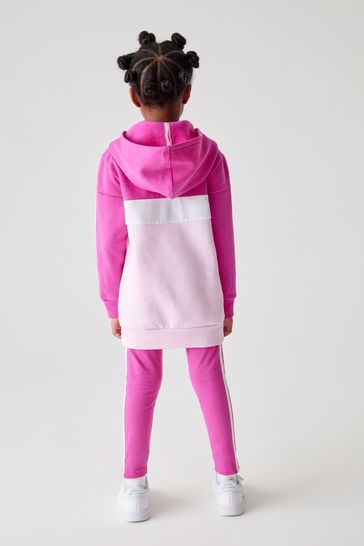 Pink adidas outlet hoodie kids