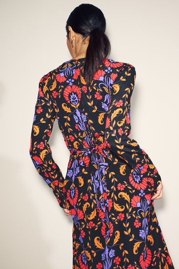 Buy Myleene Klass Pink Animal Print Wrap Dress from Next Croatia