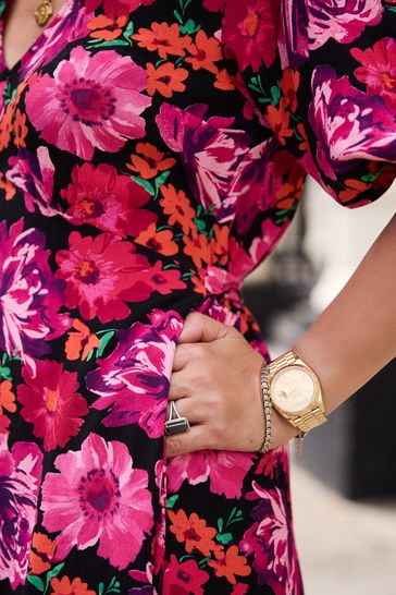 Buy Myleene Klass Pink Floral Tea Dress from Next Denmark