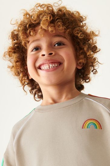 Rainbow logo 2024 crew sweatshirt