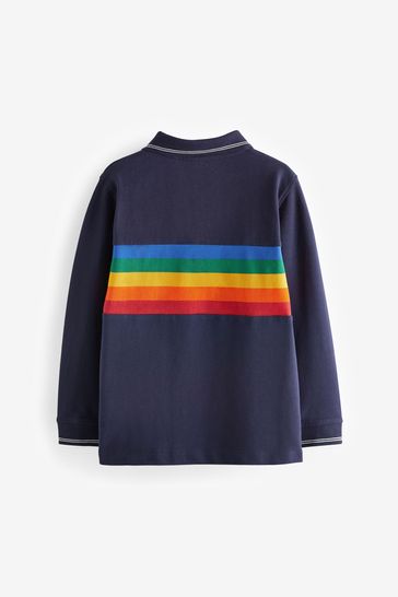 Buy Little Bird by Jools Oliver Navy Long Sleeve Navy Rainbow