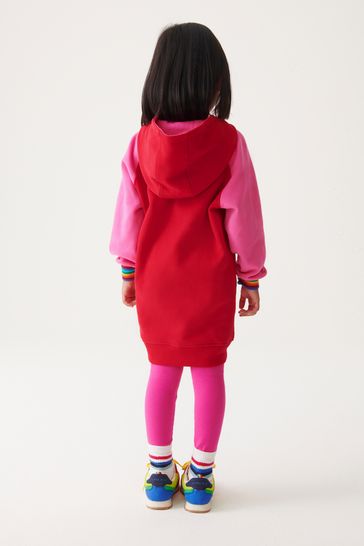 Pink and store red heart hoodie