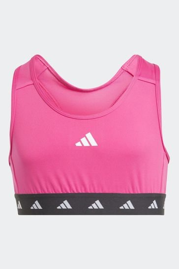 adidas Pink Sportswear Aeroready Techfit Sports Bra