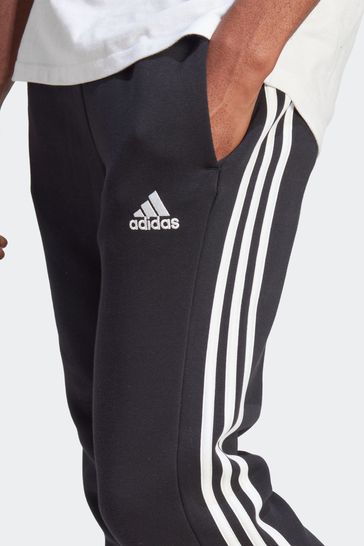 adidas Essentials Fleece Regular Tapered Pants - Black