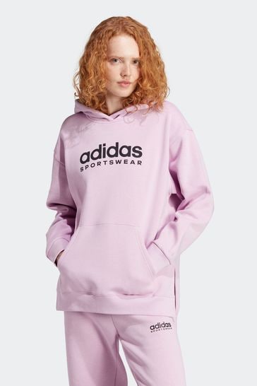 Buy adidas Fleece Szn Hoodie Graphic Sportswear All Next from USA Purple