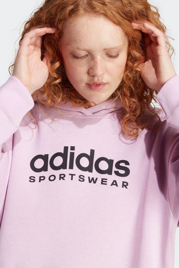 Buy adidas Purple Sportswear All Szn Fleece Graphic Hoodie from Next USA
