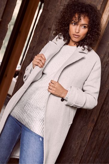 Mint velvet green 2025 chuck on coat
