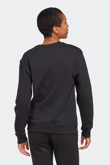Buy adidas Black Sportswear Essentials Linear French Terry Sweatshirt from  Next USA