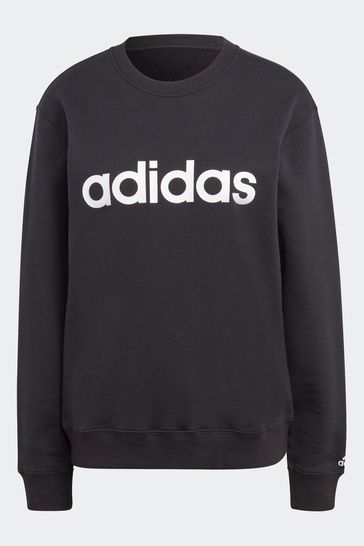 Buy adidas Black USA from Sweatshirt Next Linear Sportswear French Essentials Terry