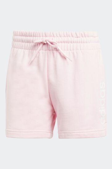 Pink adidas on sale shorts womens