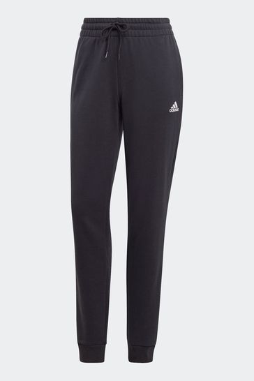 Buy adidas Black Sportswear Essentials Linear French Terry Cuffed