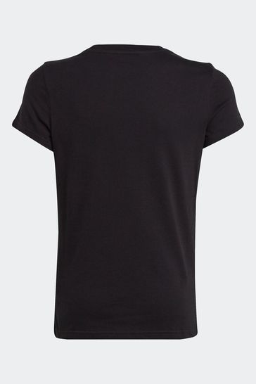 Buy Essentials T-Shirt Black Logo Cotton Next adidas USA from Sportswear Big
