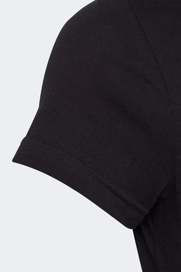 Logo adidas T-Shirt Cotton Sportswear Big Next from USA Buy Essentials Black
