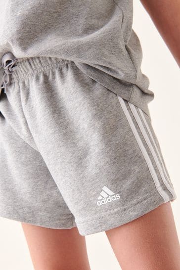 Grey adidas shorts womens sales