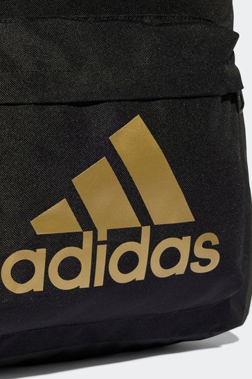 Adidas black and gold bag sale